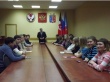 Встреча членов молодёжного парламента с первым заместителем главы Администрации города Воткинска Ю.Ф. Столяровым